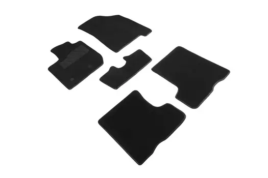 Ворсовые LUX коврики в салон Seintex для Lada X-Ray Prestige 2015-н.в. (черные, 89373)