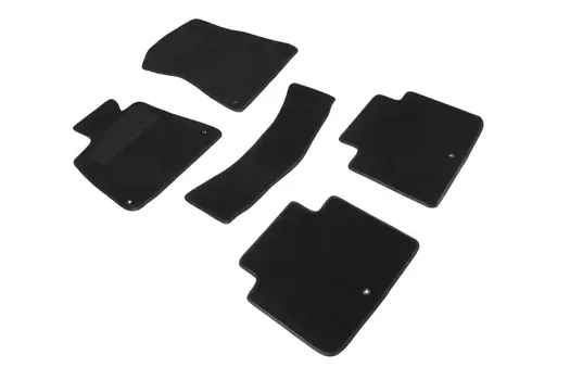 Ворсовые LUX коврики в салон Seintex для Lexus GS300 2005-2015 (черные, 89749)