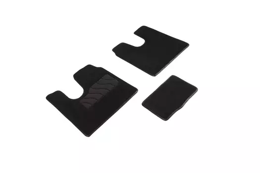 Ворсовые LUX коврики в салон Seintex для MAN TGA LX (черные, 85624)