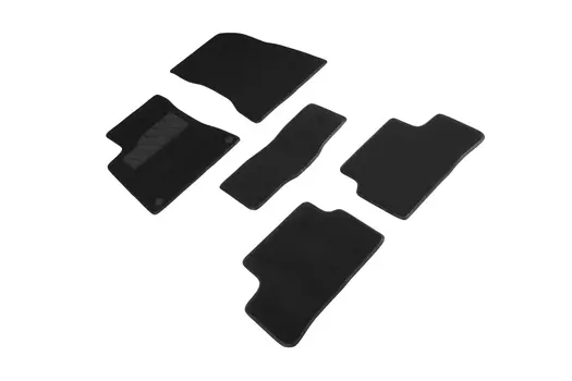 Ворсовые LUX коврики в салон Seintex для Mercedes-Benz CLA-Class II (C118) 2019-н.в. (черные, 92712)