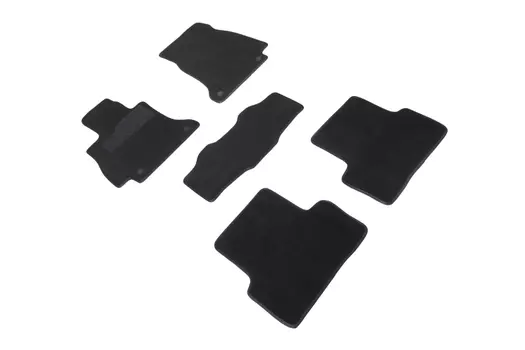 Ворсовые LUX коврики в салон Seintex для Mercedes-Benz E-Class W213 2016-н.в. (черные, 90213)