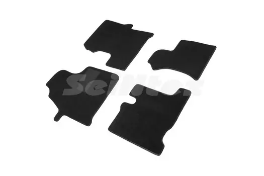 Ворсовые LUX коврики в салон Seintex для Mercedes Sprinter 2008-н.в. (черные, 89627)