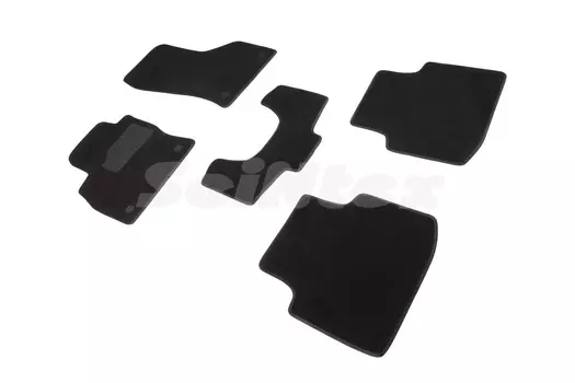 Ворсовые LUX коврики в салон Seintex для Skoda Superb III 2015-н.в. (черные, 89639)