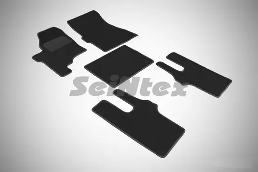 Ворсовые LUX коврики в салон Seintex для Ssang Yong Stavic 2013-н.в. (черные, 86253)