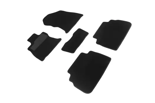 Ворсовые LUX коврики в салон Seintex для Subaru Forester V 2018-н.в. (черные, 90320)