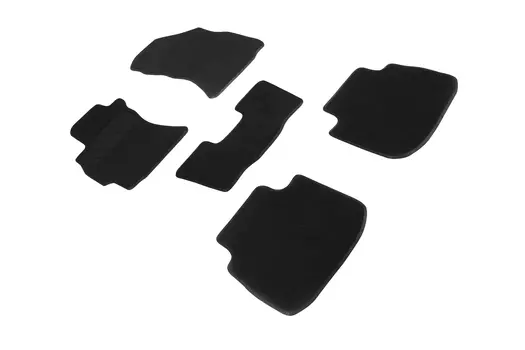 Ворсовые LUX коврики в салон Seintex для Subaru Outback V (BS) 2015-н.в. (черные, 90207)