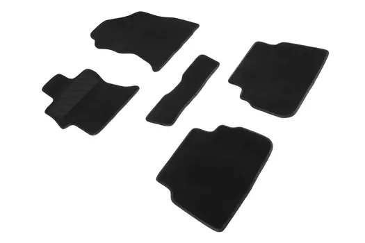 Ворсовые LUX коврики в салон Seintex для Subaru XV II 2017-н.в. (черные, 90305)