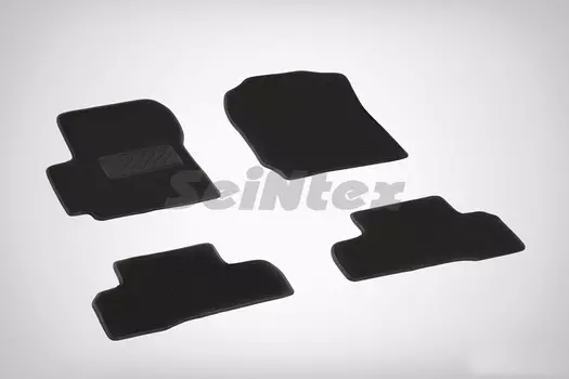 Ворсовые LUX коврики в салон Seintex для Suzuki Grand Vitara III 3-dr 2005-н.в. (черные, 83185)