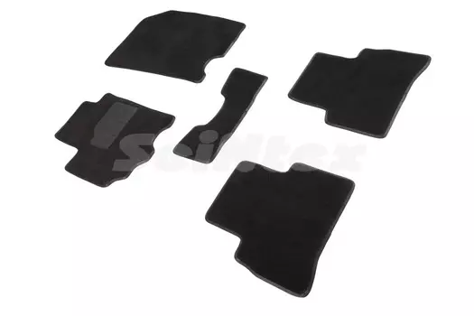 Ворсовые LUX коврики в салон Seintex для Suzuki Vitara 2015-н.в. (черные, 89666)