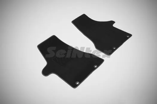 Ворсовые LUX коврики в салон Seintex для Volkswagen T5 2003-2015 / T6 2015-н.в. (черные, 85239)