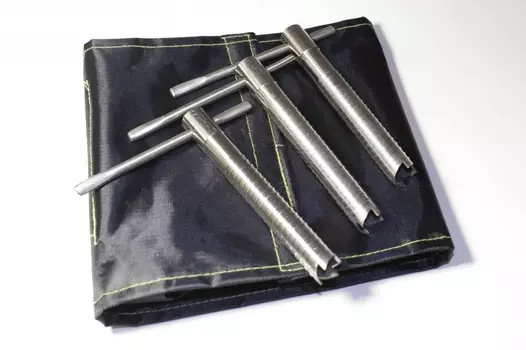 Ввертыши в чехле (комплект 5 шт, подвижная ручка 16х1,5х130) (+ Антисептик-спрей для рук в подарок!)