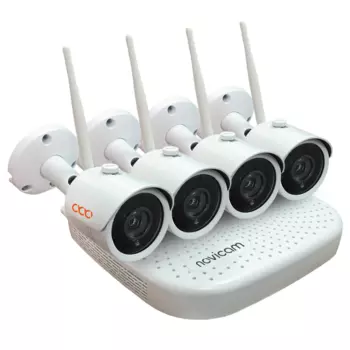 Wi-fi комплект IP видеонаблюдения Novicam WIFI KIT 1204 (+ Антисептик-спрей для рук в подарок!)