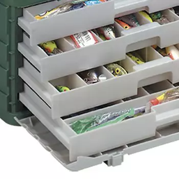 Ящик Plano 758-005 с выдвижными полками с большим отсеком для хранения аксессуаров