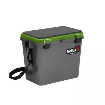 Ящик рыболовный зимний односекционный серый/салатовый (HS-IB-19-GG-1) Helios