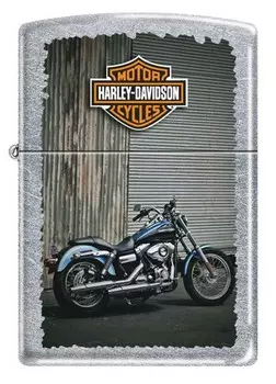 Зажигалка Zippo Harley-Davidson, латунь с покрытием Street Chrome, серебристая, 36x12x56 мм (+ Антисептик-спрей для рук в подарок!)