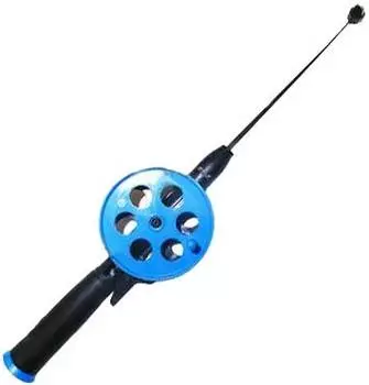 Зим удочка Blue Fox 50 (Рукоятка-пластик, Хлыст - пластик) (+ Упаковка виброхвостов в подарок!)