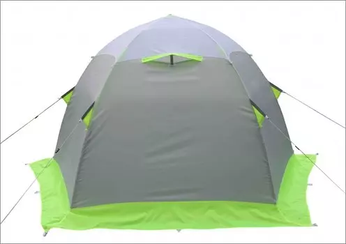 Зимняя палатка Лотос 2С (стеклокомпозитный каркас) (+ Антисептик-спрей для рук в подарок!)