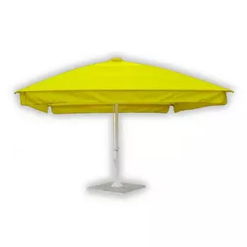Зонт Митек 3,0х3,0 (4; 25х25мм) с воланом, Ст, 50мм (компл) желтый