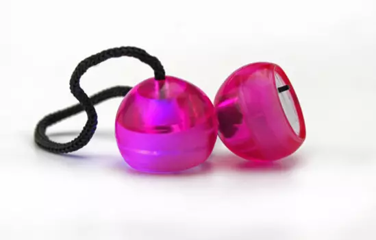 Антистресс-игрушка Thumb Chucks YoYo - Розовый с подсветкой