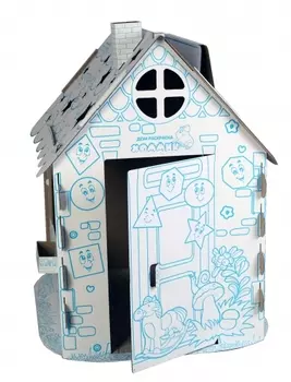 Детский домик - раскраска 110 см