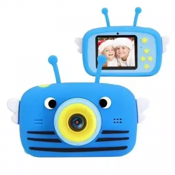 Детский фотоаппарат Пчелка «Синяя» Children's fun Camera