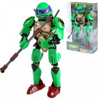 Фигурка конструктор Черепашка-ниндзя 18 см Донателло