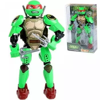 Фигурка конструктор Черепашка-ниндзя 18 см Рафаэль