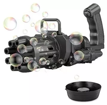 Генератор мыльных пузырей "Миниган" черный