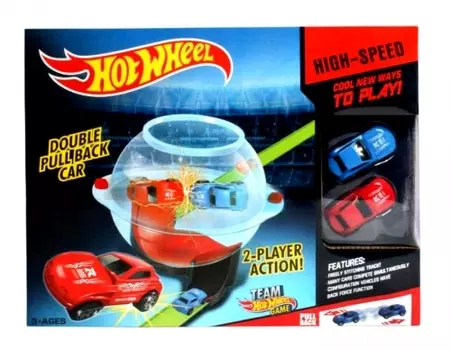 Игровой набор Хот Вил Двойной круговорот Hot Wheel Double Pull Back Car (Hot Wheel 220)