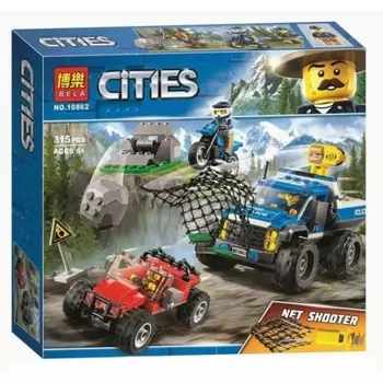 Конструктор City Погоня по грунтовой дороге 315 деталей 60172 BELA 10862