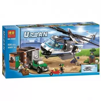 Конструктор City вертолетный патруль 528 деталей 60046 BELA 10423