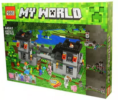 Конструктор майнкрафт крепость 1024 детали (QS08 44041)