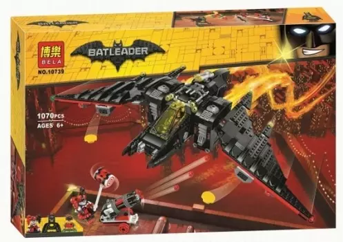 Конструктор супергерои Бэтмолёт Бэтмен 1070 деталей Batman 70916 BELA 10739
