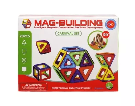 Магнитный конструктор Mag-Building 20 деталей