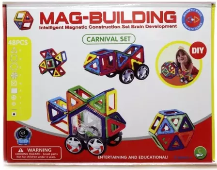Магнитный конструктор Mag-Building 48 деталей