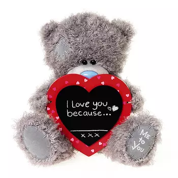 Мишка G01W3828 Тедди Me to You 25см с сердцем