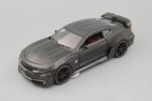 Модель автомобиля Chevrolet Camaro, 195х75 мм,чёрный матовый