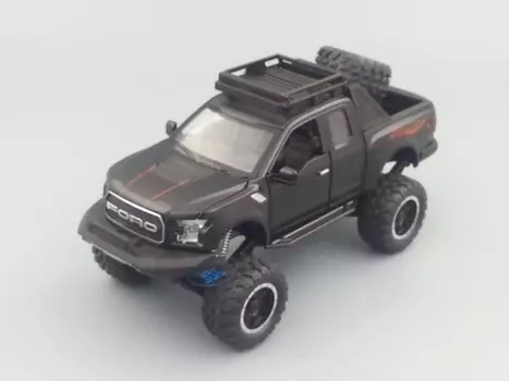 Модель автомобиля FORD Raptor 185х60 мм, чёрный