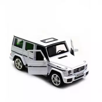 Модель метал Гелендваген белый 17 см