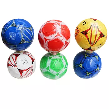 Мяч футбольный цветной