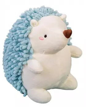 Мягкая игрушка Ежик 20 см (голубой)