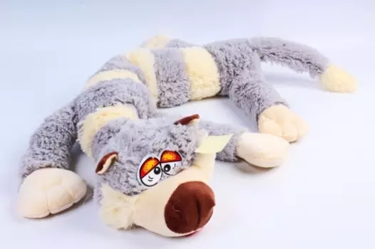 Мягкая игрушка Кот Бекон серый