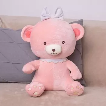 Мягкая игрушка Мишка Розовый 28см