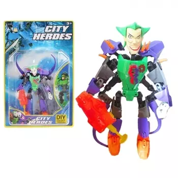 Робот-конструктор «Городские герои», МИКС Джокер