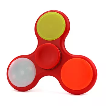 Спиннер Красный (три лопасти) - Подсветка