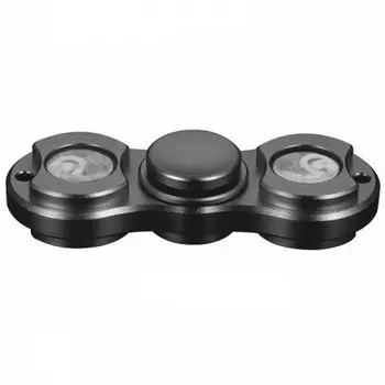 Спиннер металлический Черный (две лопасти) - Подсветка