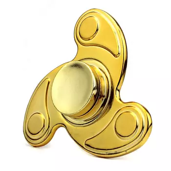 Спиннер металлический Комета (три лопасти) - Золотой