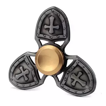 Спиннер металлический "Крестоносец" Графит