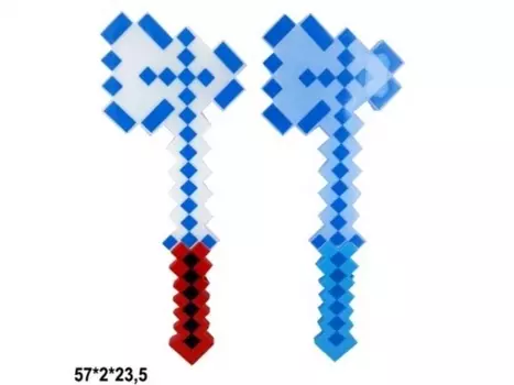 Топор майнкрафт (свет, звук)