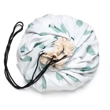 2 в 1: мешок для хранения игрушек и игровой коврик, коллекция Print Поезд